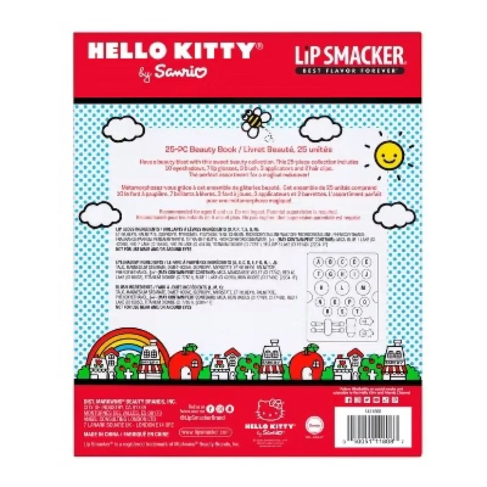Hello Kitty/Lip Smacker Beauty Book Set 25pc